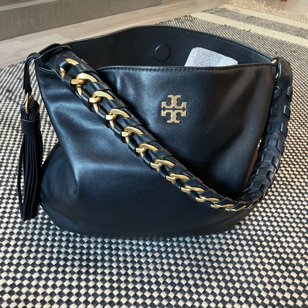 Black Tory Burch with gold detail